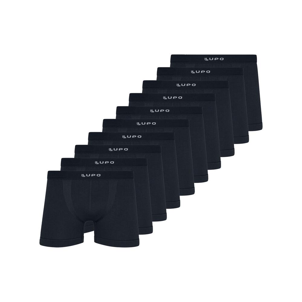 Kit com 10 Cuecas Boxer Lupo 661-001 em Oferta na Shopee