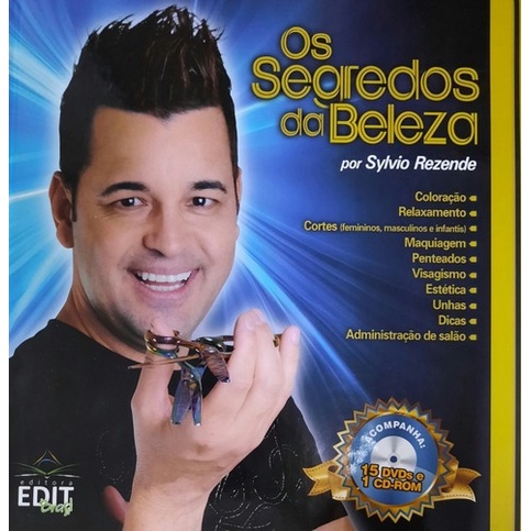 Livro Os Segredos da Beleza por Sylvio Rezende (somente o Livro versão econômica - Sem DVD/CD - Outlet)