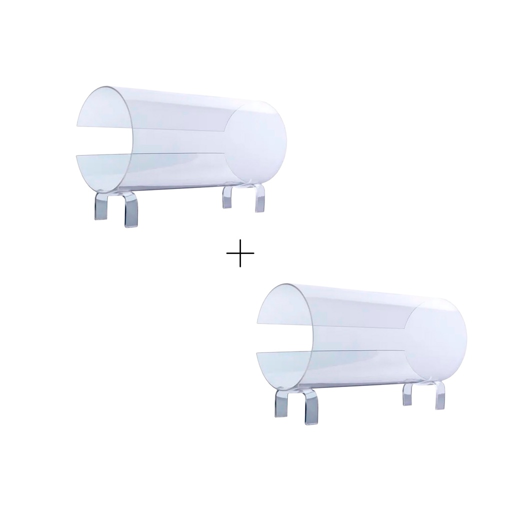 Expositor Para Tiara 29cm Acrílico Cristal - KIT COM 2 UNID em Oferta na Shopee