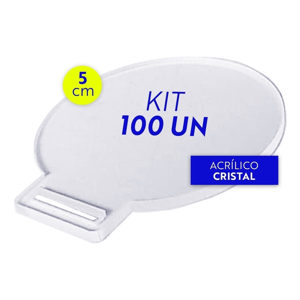 KIT de Medalha em Acrílico Cristal Transparente 5 Cm em Oferta na Shopee
