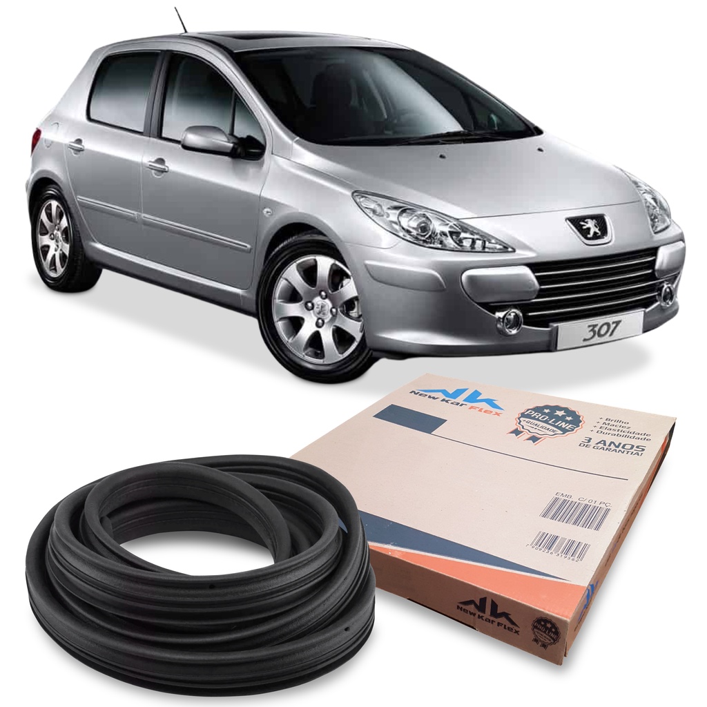 Borracha De Porta Guarnição New Kar Pro Line Peugeot 306 307
