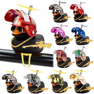 Pato Com Ornamentos De Motocicleta Strobe Light Bike Nível 3 Capacete Decoração De Ciclismo De em Oferta na Shopee