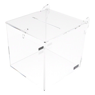 Urna Cubo Sorteio 12 cm em Oferta na Shopee