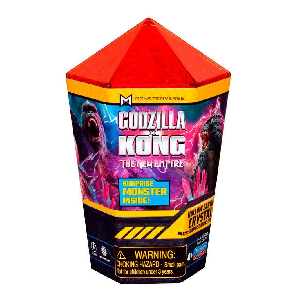 Cristal da Terra Oca com Mini Boneco Surpresa - Godzilla - Hobbies & Collections
