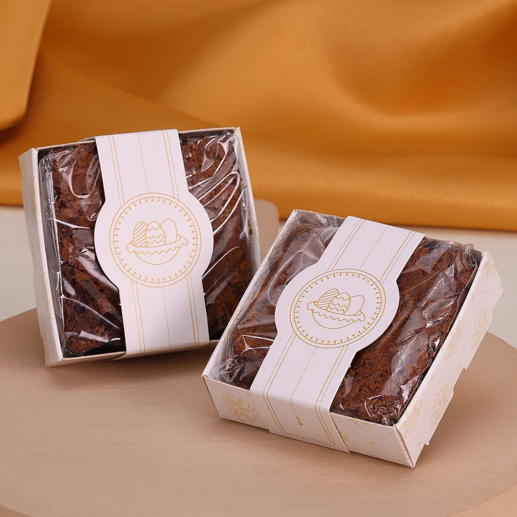 25 CAIXA EMBALAGEM PARA BROWNIE DOÇURA 4727 (PASCOA JANGO OUTLET)