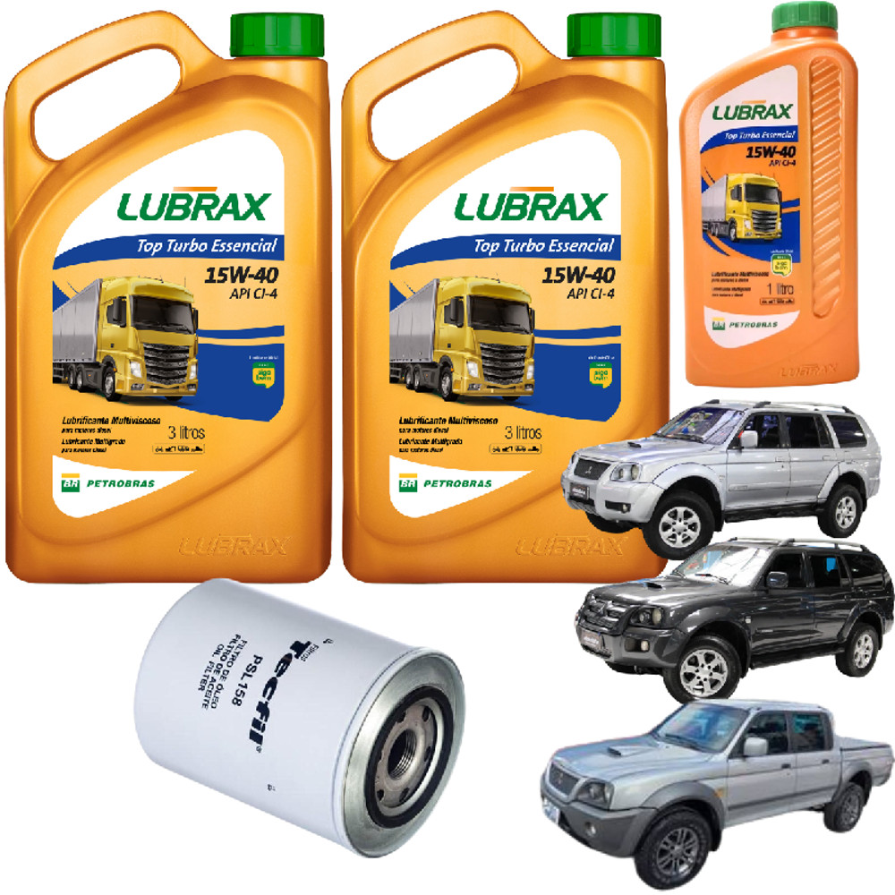 kit Troca Oleo L200 GLS / Pajero HPE Sport Motor 2.5 2005/ em diante Mitsubishi em Oferta na Shopee