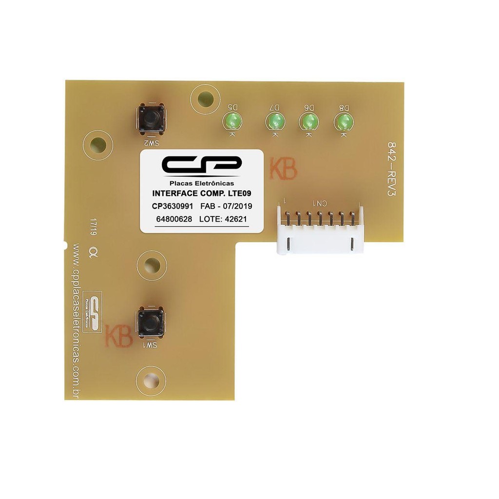 Placa Controladora Digital De Processo CP Compatível Lavadora Interface LTE09 3630991 - Bivolt em Oferta na Shopee