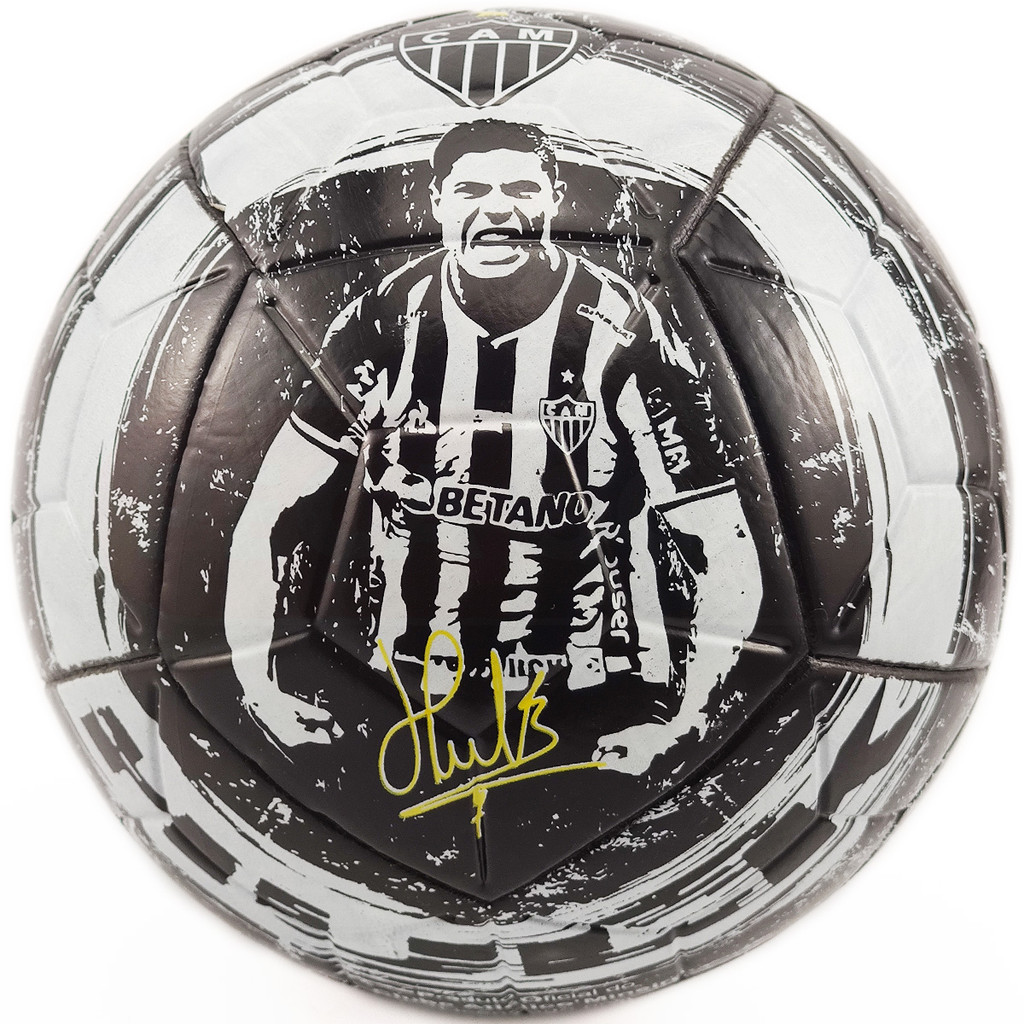 Bola Futebol Para Campo, Society Licenciada Clube Atlético Mineiro Hulk Tamanho 5 Dualt