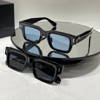 Óculos De Sol Quadrados Retangulares Retrô Mulher Designer Homem Vintage Anti-UV Sombra Rebitada Com Estrutura Espessa Para em Oferta na Shopee