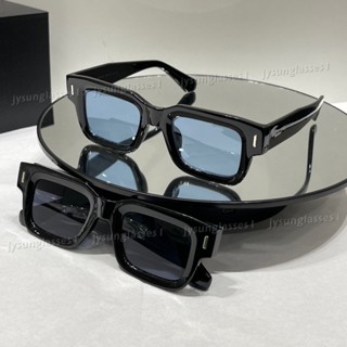 Óculos De Sol Quadrados Retangulares Retrô Mulher Designer Homem Vintage Anti-UV Sombra Rebitada Com Estrutura Espessa Para
