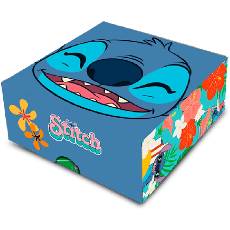 Caixa 4 Doces Quadrada - Stitch - 1 unidade - Festcolor - Rizzo - Stationery