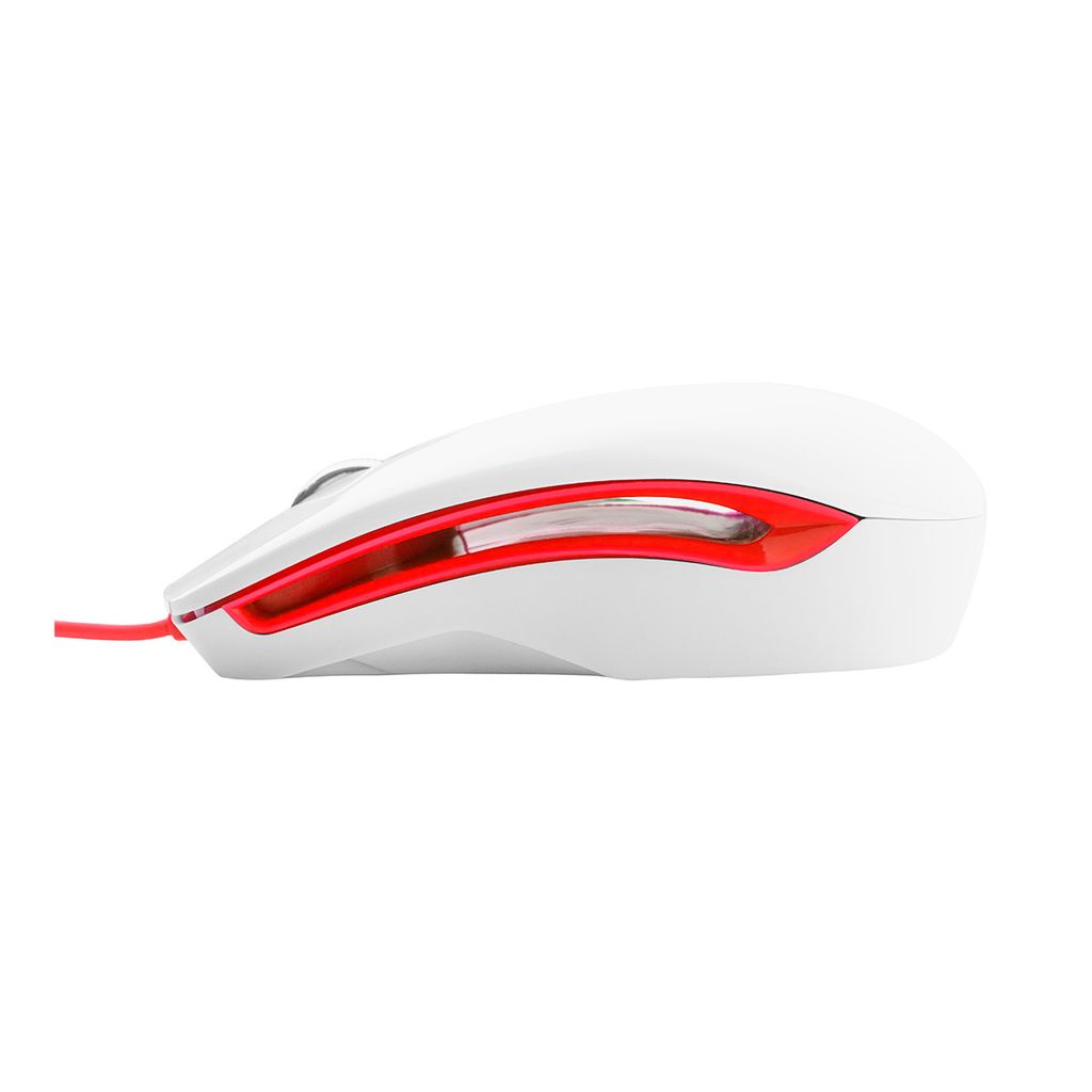 Detalhes do Mouse com Fio USB Colors Vermelho Goldentec