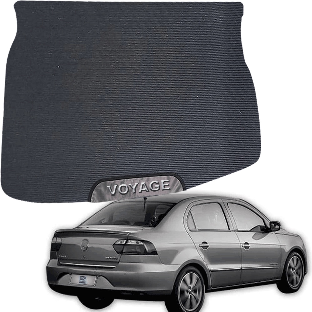 TAPETE EMBORRACHADO PARA PORTA MALA MALAS VOYAGE G7 G8 2017 A 2023 ESPECIFICO DO CARRO