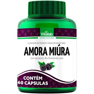 Suplemento de Vitamina C - Amora Miura 60 Cápsulas - Vitalab