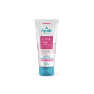 Creme Para Mãos Unhas Cutículas Agradal Regenera E Revitaliza 100g em Oferta na Shopee