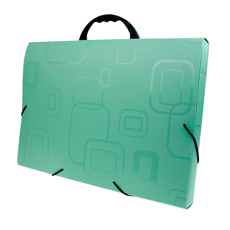 Maleta com alça Dellofine ofício verde 2152.T Dello em Oferta na Shopee