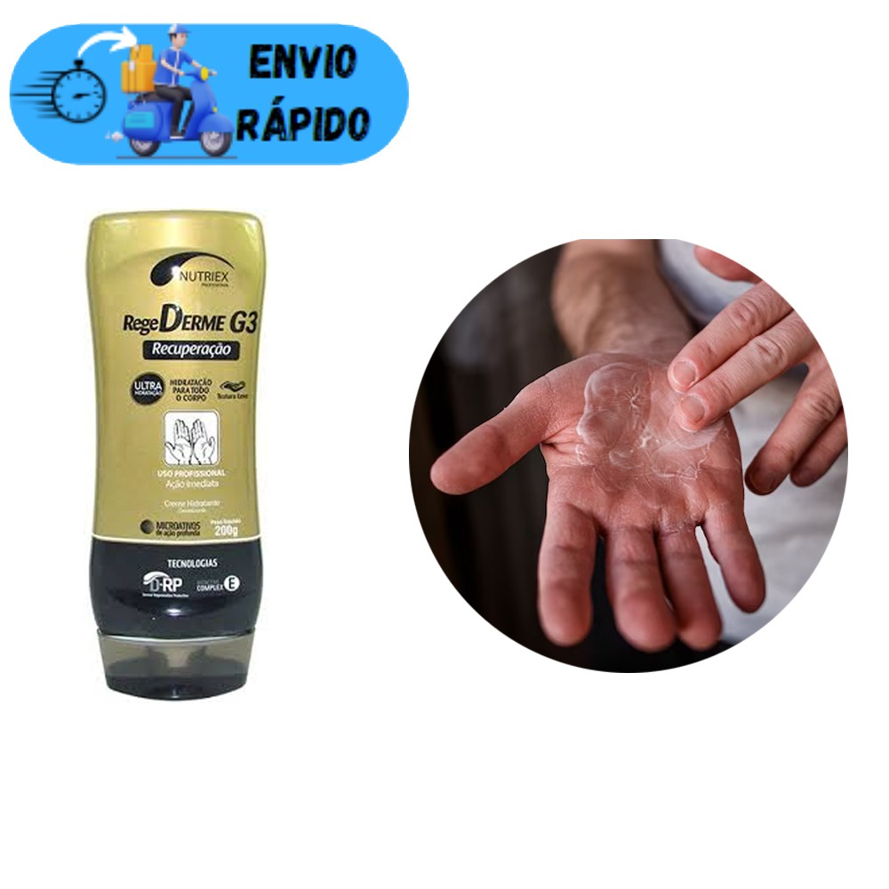 CREME DE PROTEÇÃO NUTRIEX ULTRA HIDRATANTE  REGEDERME 200G PARA TRABALHO EPI