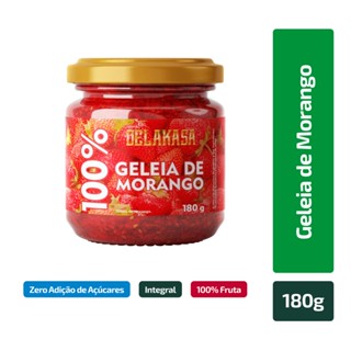 Geleia 100% Morango Delakasa Vitao 180g