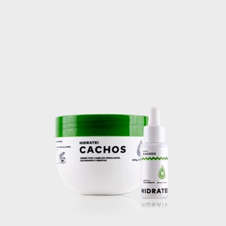 Kit Hidratei Chachos: Máscara Cachos Creme de tratamento + Booster Tratamento