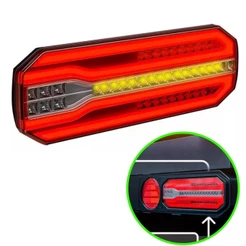 Lanterna Traseira Carreta LED SymLED Pisca Sequencial 12V 24V LD / LE Original Aspöck Niju Tremac São Pedro
