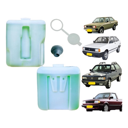 Reservatorio + Tampa + Vedador Agua Limpador Parabrisa Gol em Oferta na Shopee