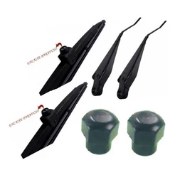 Kit Braço + Palheta + Porca Limpador Parabrisa Fusca 73 A 75