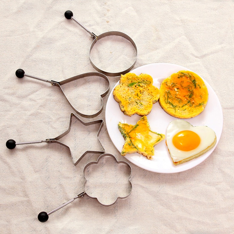 Molde P/ Ovo Frito Panqueca Forma Omeleteira Em Aço Inox