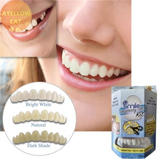 AYellowcat Adesivos Temporários Dentários Substituir O Dente Falso Sorriso Dental BR