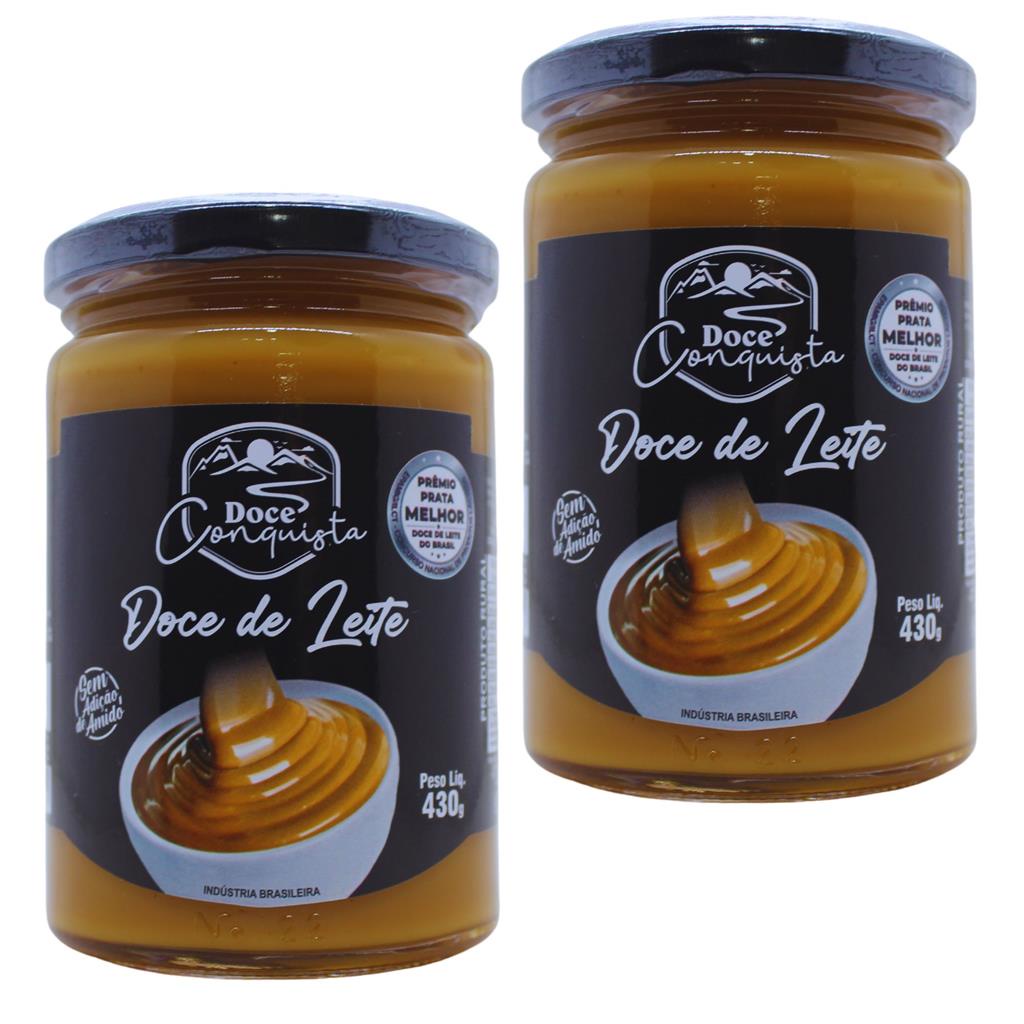 DOCE DE LEITE PURO 430G TRADICIONAL DOCE CONQUISTA KIT 2 UND