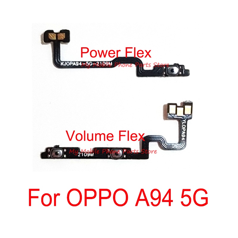 Novo Cabo Flexível De Volume De Energia Para O Oppo A94 (5G) Botões Do Interruptor De Desligamento Laterais De Chave Peças De Reposição De Fitas