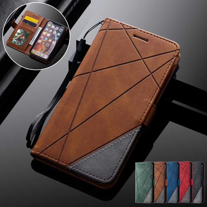 Para Samsung Galaxy A51 A50 A14 A54 A34 A13 A23 A12 A03 A10 A30s Caixa De Telefone Leather Pacote Simples De Cartões