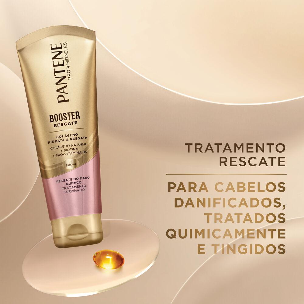 Detalhes do Booster Resgate Pantene Colágeno Hidrata & Resgata Dano Químico 90ml