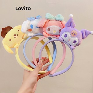 Lovito Tiara De Boneca Sanliou Com Padrão Bonito De Desenho Animado Para Mulheres LFA09767