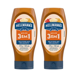 Kit Molhos 3 em 1 Hellmann´s Squeeze