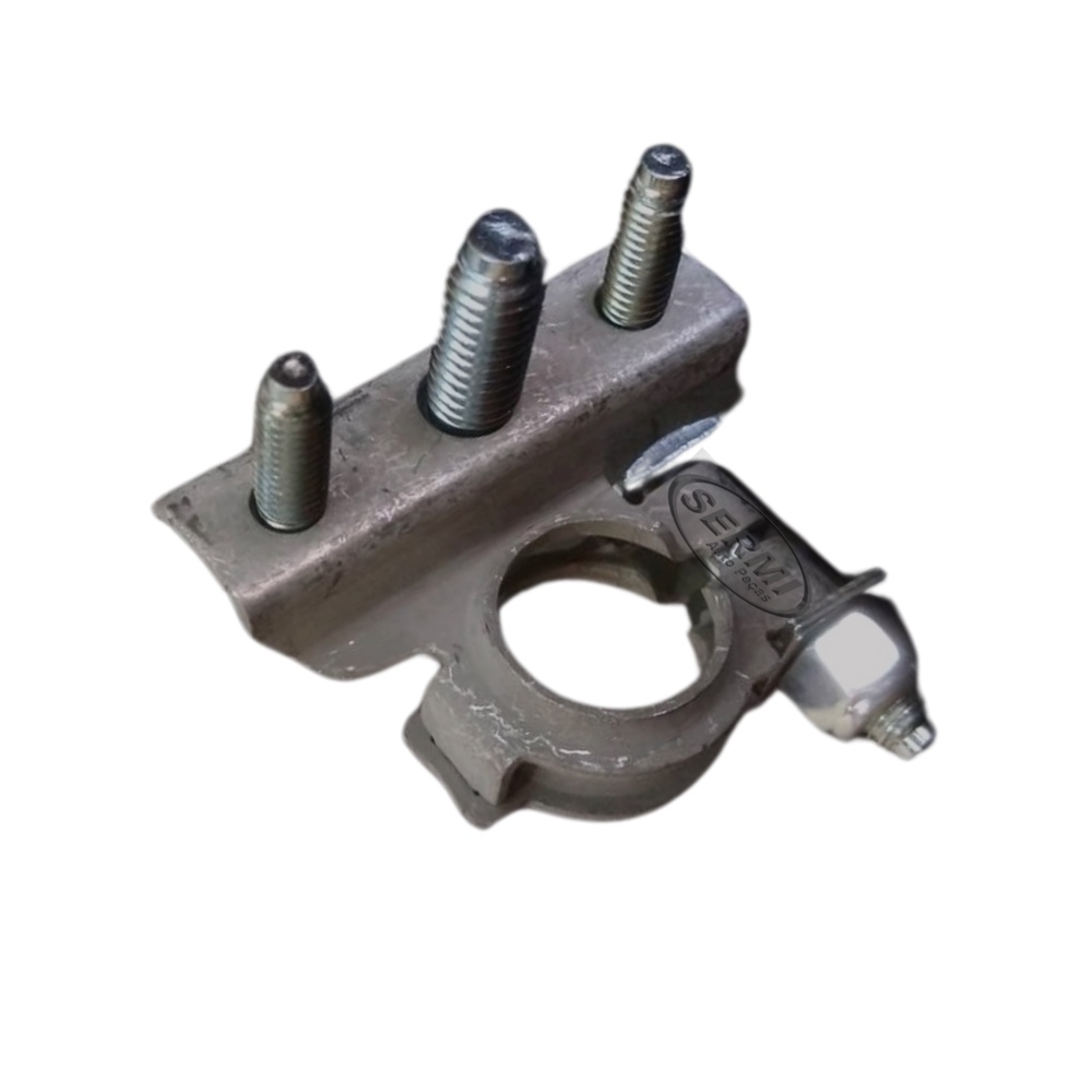 TERMINAL BATERIA POLO POSITIVO 3 PARAFUSOS 8MM 6MM ORIGINAL FIAT 1507700 MTA 1416001 PALIO STRADA STILO SIENA PUNTO