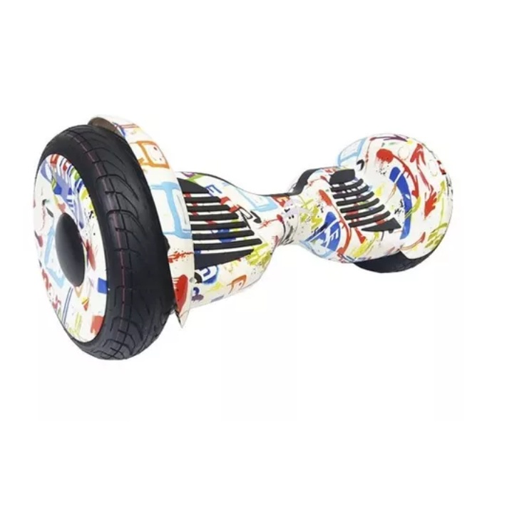 Hoverboard 10 Polegadas Original Skate Elétrico Led Bluetooth e Bolsa Grafite
