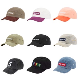 P3ta Versão Alta SUP Ventile Color-Blocking Camurça Chapéu de Camurça Corduroy Boné de Baseball Fivela de Couro Grande S Boné Lavado