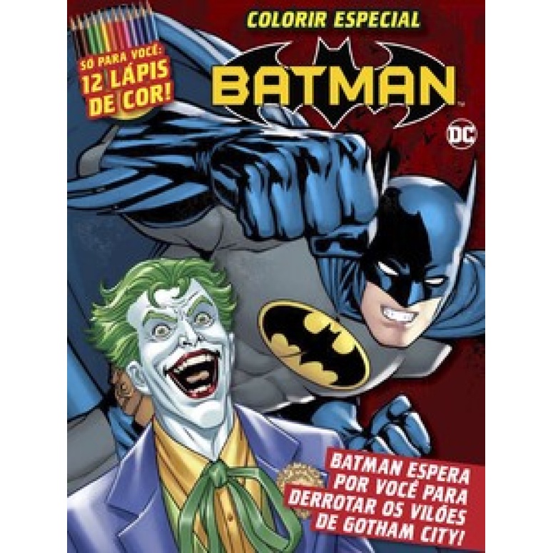 BATMAN   COLORIR ESPECIAL em Oferta na Shopee
