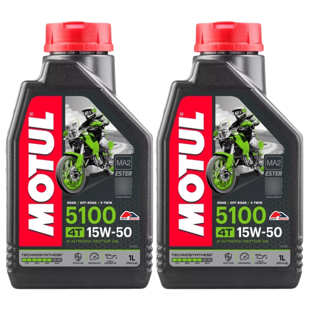 2 Litros Óleo De Motor Motul 5100 15w50 4t Semi Sintético Bmw Suzuki Ktm Ducati