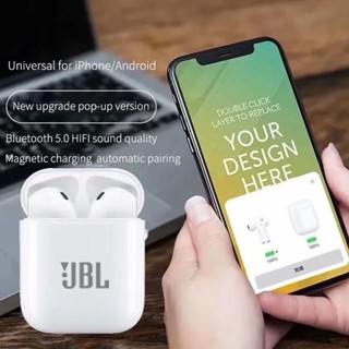 Fone De Ouvido Bluetooth Original i12 Tws Sem Fio 5.0 Com Caixa De Carga Para iPhone Android Xiaomi Smartphone PGRW