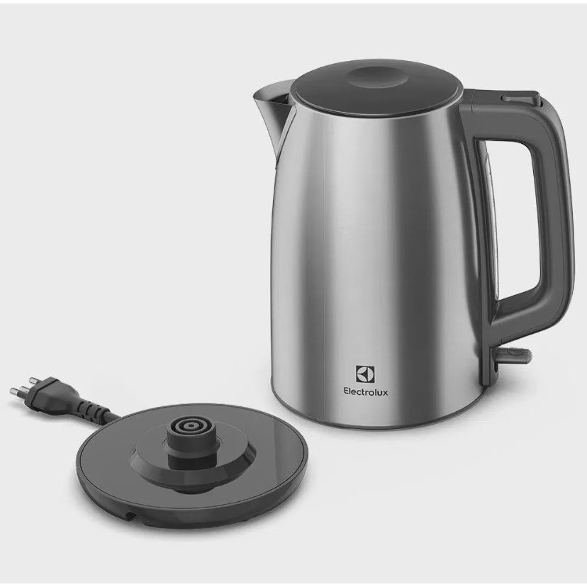 Chaleira Elétrica Inox de Aço Escovado Electrolux EEK25 Experience 1200W 1.7l 110V