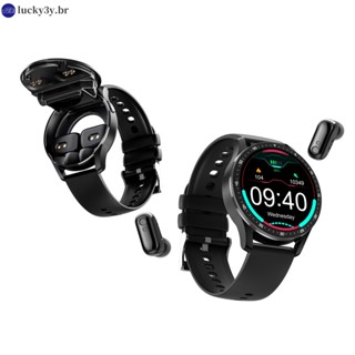 2024 Smartwatch X7 Novos Homens Tws 2 Em 1 Fone De Ouvido De Dente Azul Sem Fio Tela De Toque Completo Relógio Inteligente Teste De Frequência Cardíaca Esportivo De Música
