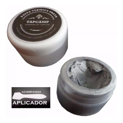 Pasta Térmica Prata, Silver Processador  Cooler Pote 20 Gr