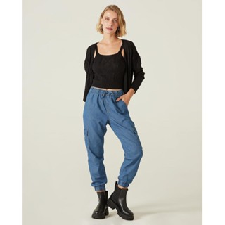 Calça Jogger Em Jeans Leve Malwee
