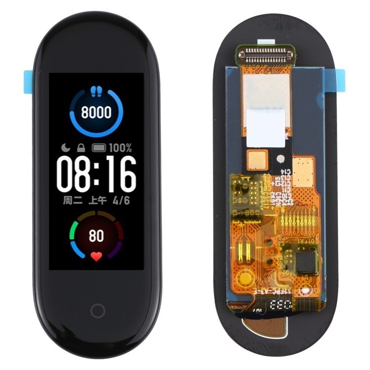 Novo Estoque Pronto Para Chegada Tela LCD E Digitalizador Montagem Completa Xiaomi Mi Band 5