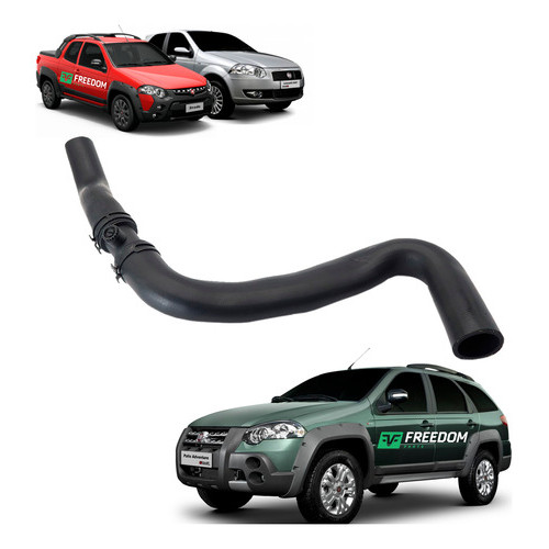 MANGUEIRA SUPERIOR DO RADIADOR FIAT PALIO STRADA PUNTO IDEA SIENA GRAND SIENA 1.6 ETORQ 2011 A 2020