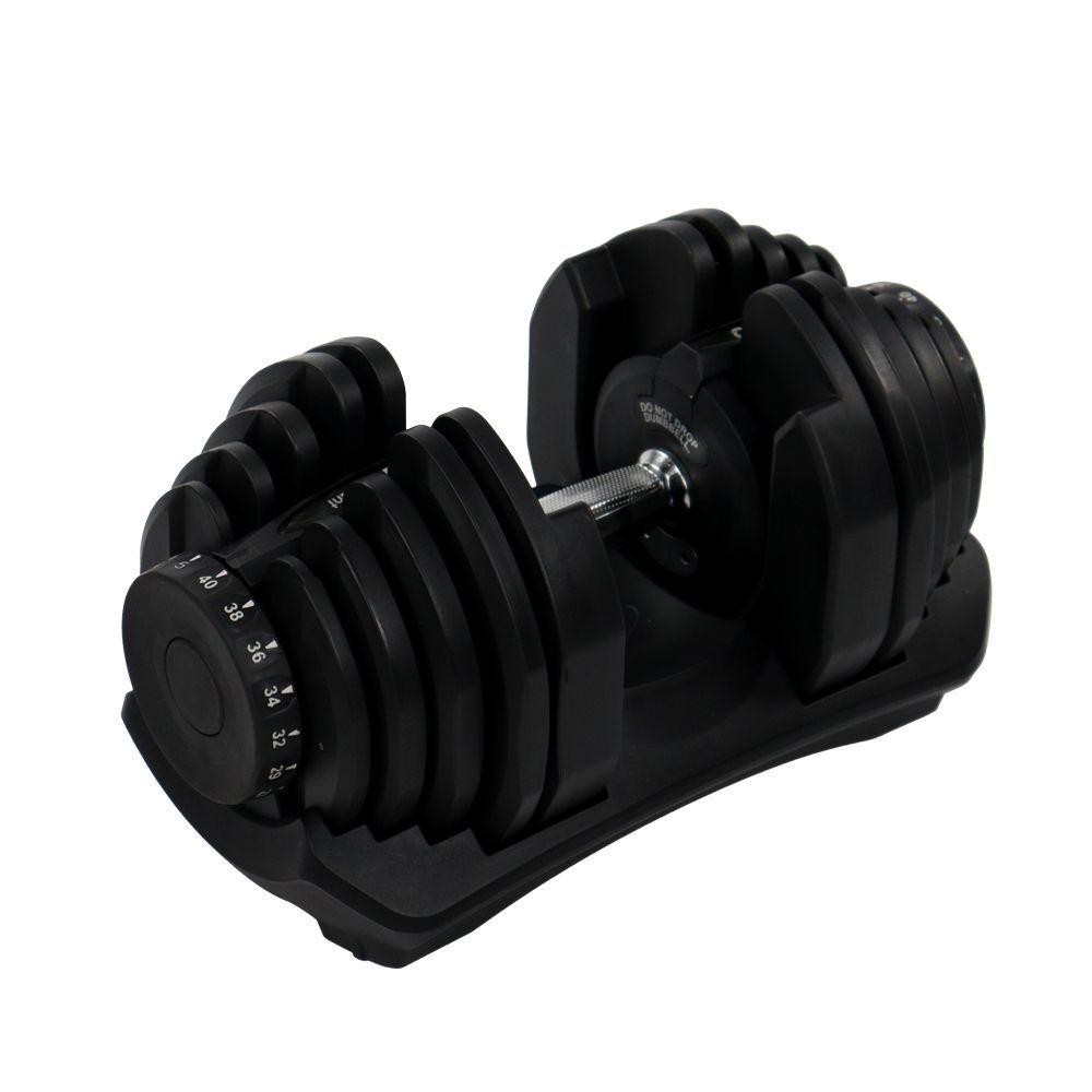 Dumbbell Halter Gallant Regulável Anilhas 40Kg Com Base Elite Pro  (GDB40R0A-PT) em Oferta na Shopee