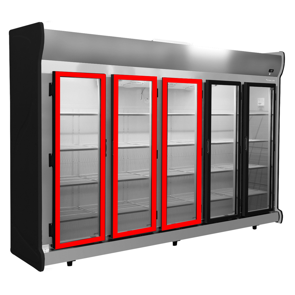 3 Gaxeta Preta Expositor Vertical Para Polofrio 2157 150x50