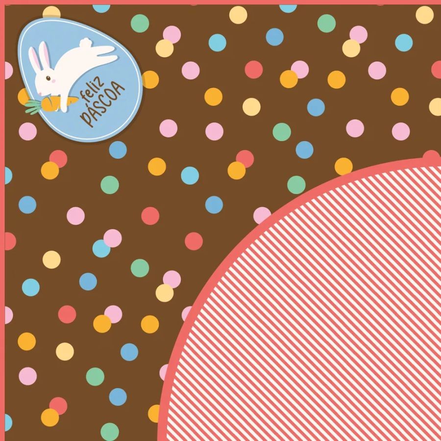 Saco Express 24x24cm para Ovos de 100g a 150g - Jump Coral - 5 unidades - Cromus - Rizzo.