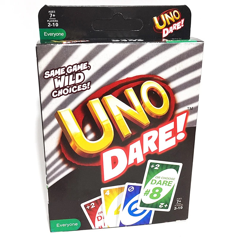 UNO Dare! Ou  Dos - Jogo de Cartas Divertido para a Família | Presente Perfeito
